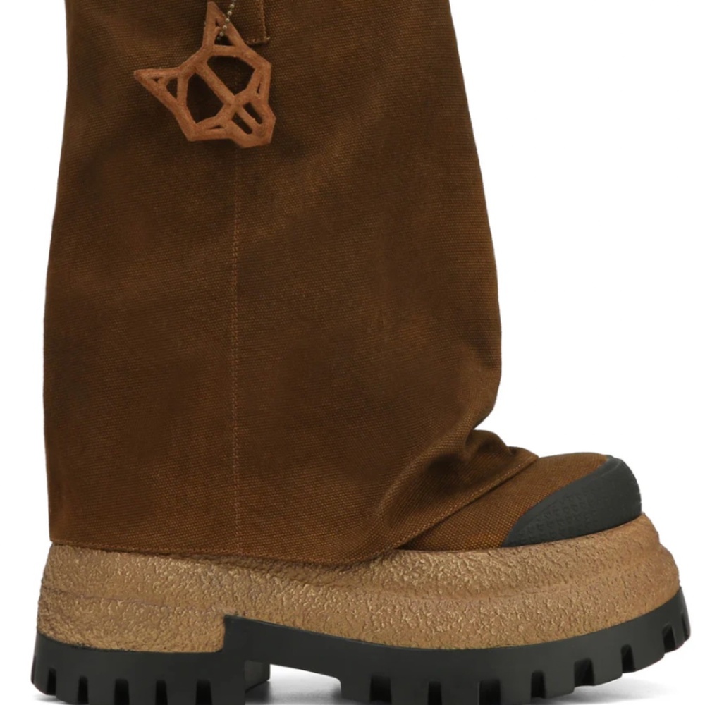 Naked Wolfe - DISTURB CANVAS TOFFEE Boots